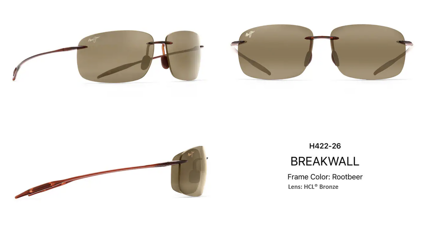 Maui Jim Polarized Sunglasses - Breakwall