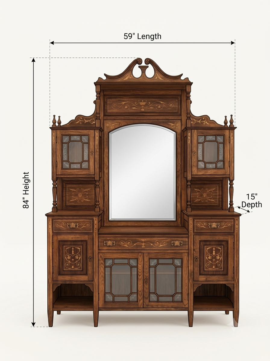Versatile Antique Sideboard – Dresser, Chiffonier & Hallway Console