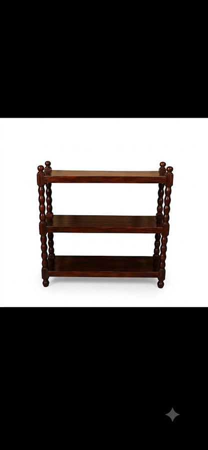 Spindle-Leg Display Shelf