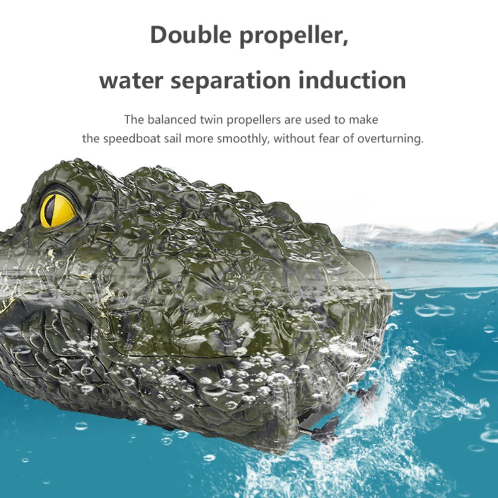 CONUSEA Crocodile Head Submarine Vehicle Toy - Remote Control