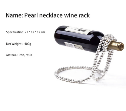 Creative Bottle Suspended Pearl Necklace Holder