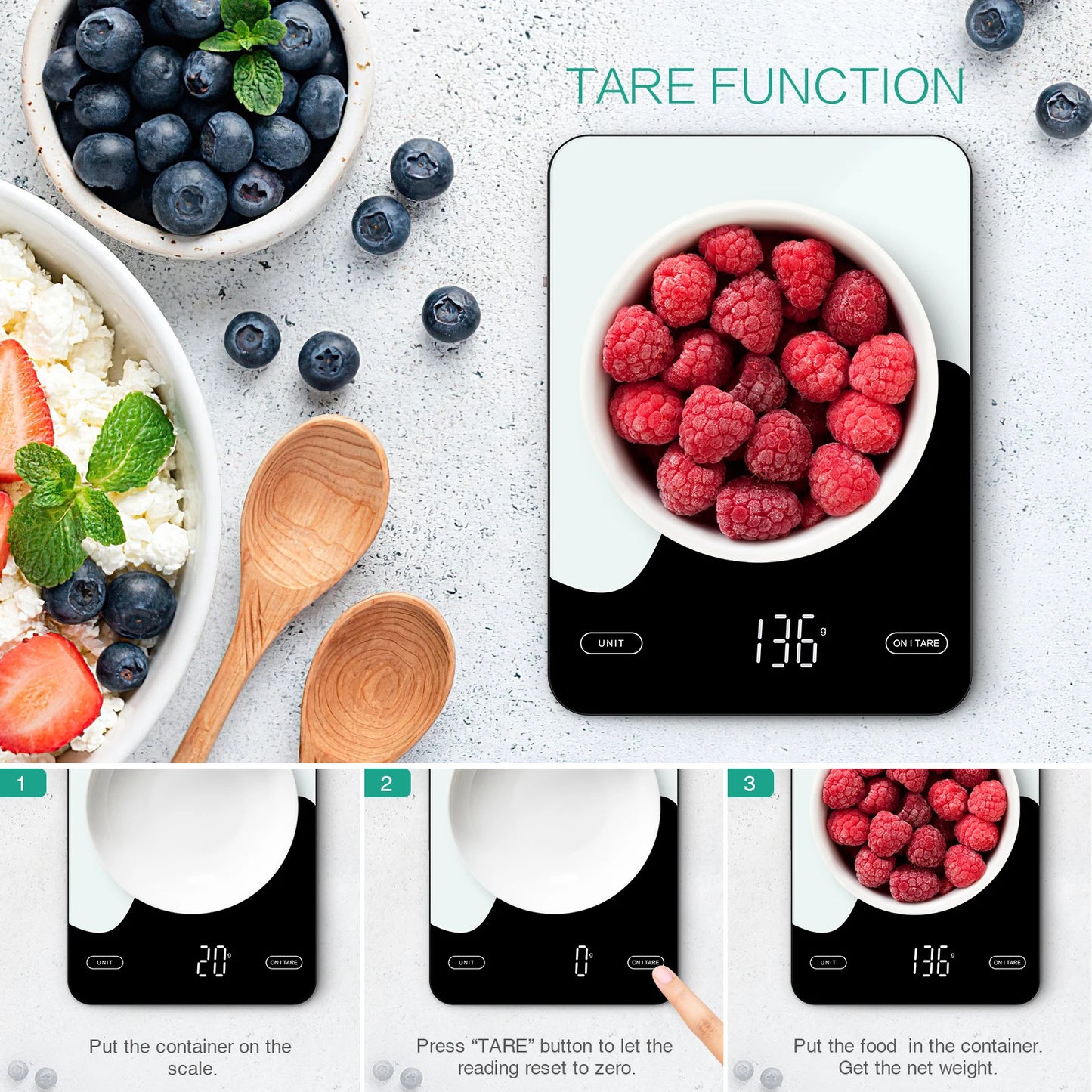 Digital Smart Food Scale with Nutrition Calculator