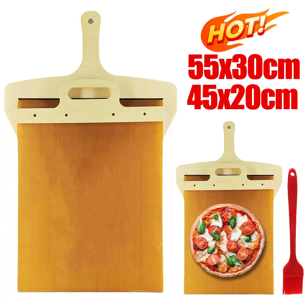 Wooden Sliding Pizza Peel Shovel