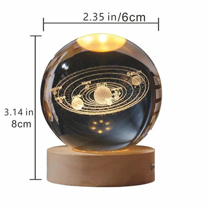 USB LED Night Light - Crystal Balls