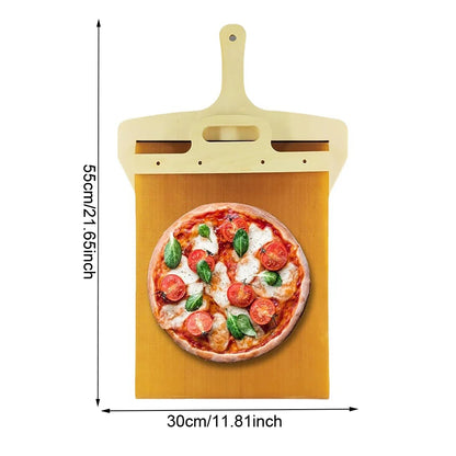 Wooden Sliding Pizza Peel Shovel