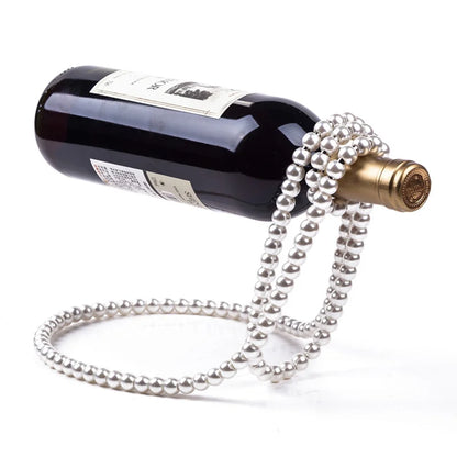 Creative Bottle Suspended Pearl Necklace Holder