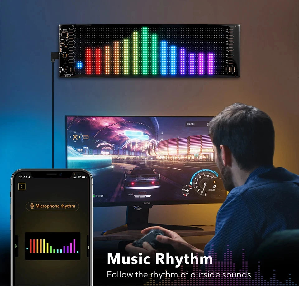 LED Matrix Pixel Flexible Panel - RGB Pattern