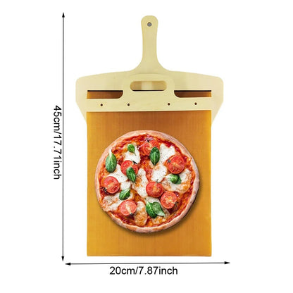 Wooden Sliding Pizza Peel Shovel