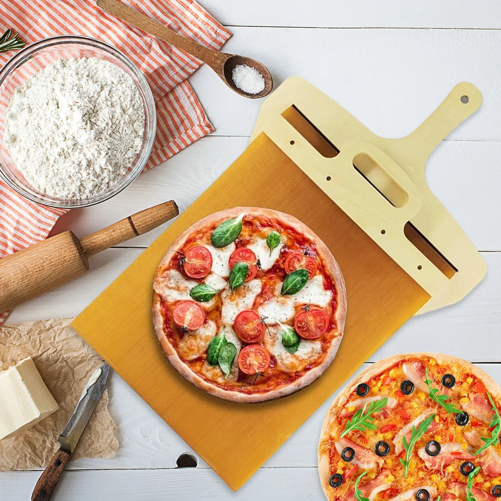 Wooden Sliding Pizza Peel Shovel