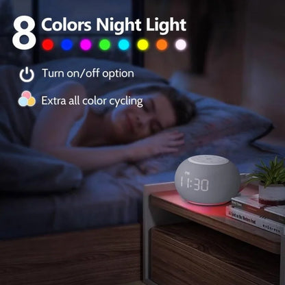 Auto-Dimmable Alarm Clock with Sound Machine