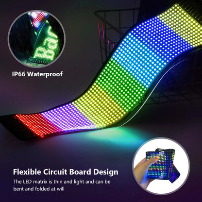 LED Matrix Pixel Flexible Panel - RGB Pattern